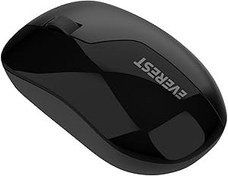 Resim Everest SMW-973 Siyah Usb 2.4Ghz Gölge Desenli Kablosuz Mouse (SİYAH/SİYAH) 