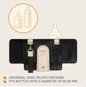 Resim Lionelo Thermup Go Evo Taşınabilir Biberon Isıtıcı 38-50 C Arası 5 Sıcaklık Seçeneği Usb-c Şarj Lcd Ekran Biberon Isıtıcı ve Sterilizatör 