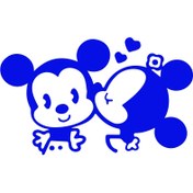 Resim Dijitonline Yan Ayna Sticker Fare Mause Sticker 20x13cm 