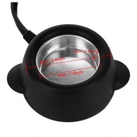 Resim Maiyame Küçük Boy Sabit Sıcaklıklı Saç Ekini Eritici Ofis, 150 Derece Hızlı Isınma, Profesyonel Ve Ev Kullanıma Uygun 110-220v 