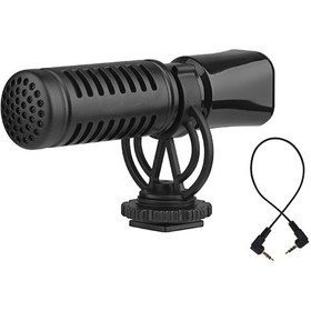 Resim Geeroyoo Mikrofon Mini Tabanca Tipi Kalp Yönlü Canlı Yayın Ve Kayıt İçin, Sarsıntı Engelleyici + Rüzgar Koruması, 3.5mm Trrs Bağlantı 