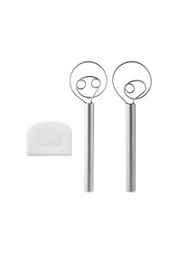 Resim Lichen 3 Parça 304 Paslanmaz Çelik Un Bobini, Çırpma Teli, 