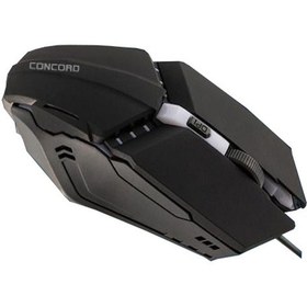 Resim Concord C-21 Kablolu 2400 DPI RGB 4 Tuşlu Işıklı Oyuncu Mouse Fare 