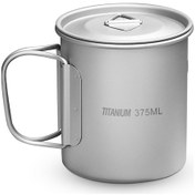 Resim Moveevo Dış Mekan Ve Ev Kullanıma Uygun 375ml Hafif Titanyum Bardak - Korozyona Dayanıklı Ta8305b Gümüş 