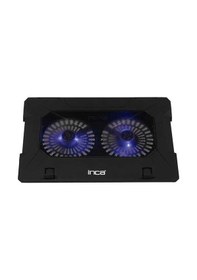 Resim Inca Inc-021rx Ergonomik Notebook Soğutucu Led Kademeli Yükseklik Ayarlama Büyük Çift Fan 