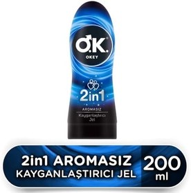 Resim Okey 2 in 1 Aromasız Kayganlaştırıcı Jel 200 ml 