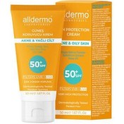 Resim Alldermo Yağlı ve Düzensiz Cilt Tipleri için Güneş Kremi Spf50+ 50 ml 