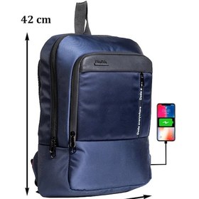 Resim Dada 08 Sırt Çantası 15.6 İnç Sırt Ve Taban Sünger Destekli Lacivert 