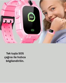 Resim shopwave S10 Çocuk Takip Saati Güvenli Alan Uyarısı ve Sesli Mesaj 