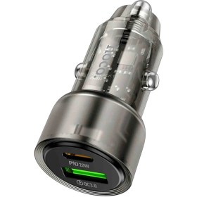 Resim Hoco Z52 Pd 38W Type-C ve USB Çıkışlı Araç Şarjı 