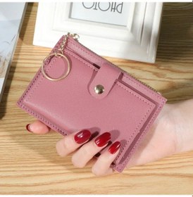 Resim Endy Ula-ince Bozuk Para Cüzdanı Çok Fonksiyonlu Kart Kutusu Taşınabilir Seyahat Dark Pink Koyu Pembe 