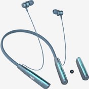 Resim LİNKTECH H999 Neckband Silicone Bluetooth Headset- 90 Saat 420mah+420mah 