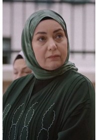 Resim Carell Kızılcık Şerbeti Pembe'nin Tercihi Yazı Desen Jakar İtalyan İpekli Şal Orman Yeşili Çok Renkli 