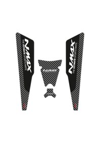 Resim GP Kompozit Yamaha NMAX 125-155 2015-2020 Uyumlu Tank Pad Siyah-Karbon 