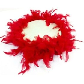 Resim Kinagecesimalzeme Kına Gecesi Kına Malzemesi Deri Tüylü Gelin Tefi Kırmızı 