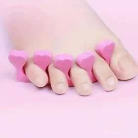 Resim Belle Fusion Mey Ithalat® Parmak Ayırıcı Sünger Manikür Pedikür Aparatı 5 Adet 