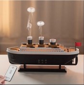 Resim M90 Titanic Gemi Hava Nemlendirici Fonksiyonlu Buhar Makinesi Kumandalı 