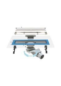 Resim Sukar Duş Kanalı Line 2 Plaın Izgara 40 Cm 1154-1034023-01 