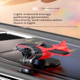 Resim 2025 Yeni Güneş Enerjili Dönen Uçak Gösterge Paneli Dekoru - ABS Malzeme, Şarj Gerektirmez, Aktif Büzülme Döngüsü, Yaratıcı Araba İç Dekorasyonu, Havacılık Tutkunları İçin Mükemmel Hediye, Araba Gösterge Paneli Dekorasyonları, Havacılık Tutkunu Hediyesi, Modern Araba Aksesuarı, Dayanıklı Araba Aksesuarı 