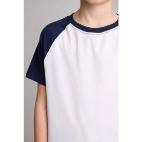 Resim DeFacto New Regular Fit Bisiklet Yaka Kısa Kollu Tişört Erkek Çocuk H6383A826HS 