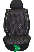 Resim K-Design ELİT JAKAR YASTIKLI KOLTUK KILIFI TİCARİ SERİSİ SİYAH BEYAZ RL922 