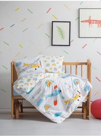 Resim Cotton Box Bebek Nevresim Takımı Sky Mavi 