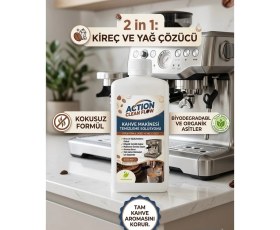 Resim Action Clean Flow Espresso Makinesi Kireç Çözücü- 1lt ( Kokusuz-Organik Asitler) 