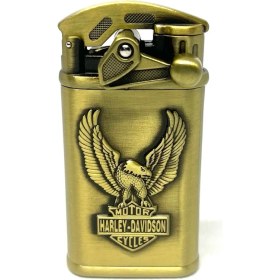 Resim Gold Eagle Metal Gazlı Klasik Çakmak 