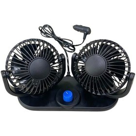 Resim 24 Volt Vantilatör Torpido Üstü Çift Başlı 4 İnç Çift Devre Fan 