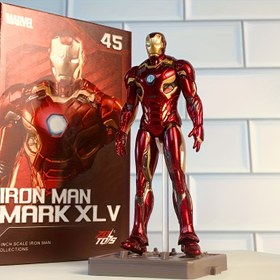 Resim Marvel Resmi Iron Man Zırh Mark Serisi, Marvel Orijinal Aksiyon Figürü Koleksiyonluk Hediye için Tatiller 