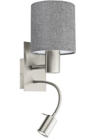 Resim yıldırımavize Abajurlu Ve Kitap Okuma Led Lambalı Aplik 