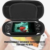 Resim ASHATA Carrying Case for PS Vita,Protective Hard Case Cover for PS Vita,Soft Black Bag Case Soft Protective Case for PS Vita,Travel Carry Cover Case Bag(Black) 