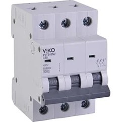 Resim Esranın Dünyası Viko 4VTB-3C50 Otomatik Sigorta 4,5ka C Tipi 3 Kutup 50A 