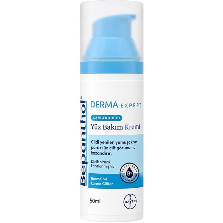 Bepanthol Derma Expert Canlandırıcı Yüz Bakım Kremi 50 ml Fiyatı ve Özelliklerı - Badem