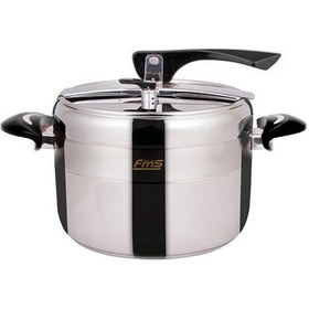 Resim Fms Paslanmaz Çelik 3 L Siyah Düdüklü Tencere 3001 Siyah 