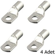 Resim 6-8 Awg Kablo için Şase Pabucu Bakır 4 Adet 
