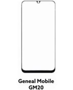 Resim General Mobile Uyumlu Gm20 Ocalı Cam 