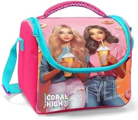 Resim Coral High Kız Çocuk Termoslu Beslenme Çantası - Pembe Kırmızı Fashion Girl, Kız Çocuk 