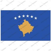 Resim Kosova Bayrağı Sticker 00716 