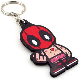 Resim Deadpool Wade Wılson Marvel Mdf Ahşap Anahtarlık Kc790 