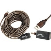 Resim Alfais 4637 Aktif USB Uzatıcı Uzatma Kablosu 10 Metre 