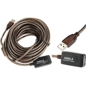 Resim Alfais 4637 Aktif USB Uzatıcı Uzatma Kablosu 10 Metre 