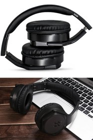 Resim L'eDoren MH3 kablosuz kulaklık katlanabilir Bluetooth uyumlu SODO 5.0 Stereo kulaklık mikrofonlu 