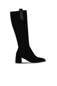 Resim Bueno Shoes Siyah Süet Kadın Topuklu Çizme 33wc14535 