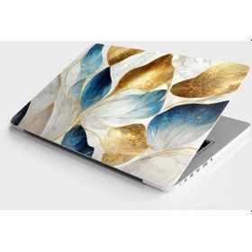 Resim Laptop Sticker Bilgisayar Notebook Pc Kaplama Etiketi Lüks Ebru Sanat 