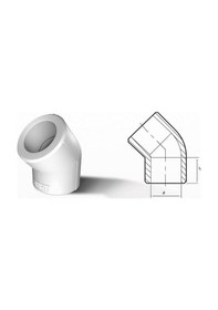 Resim Fırat Pprc 45 Açık Dirsek 1 Adet 32mm 