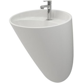 Resim Bocchi Venezia Asma Monoblok Lavabo Parlak Beyaz 1083-001-0126 