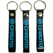 Resim Cfmoto Siyah Mavi 3 Adet Silikon Motosiklet Anahtarlık 