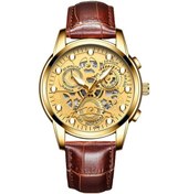 Resim Sones Bınbond B5552 Aydınlık Çok Fonksiyonlu İş Takvimi Kuvars Saat Tam Altın-siyah 