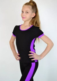 Resim Spetssport Artistik Jimnastik Ve Dans İçin Tişört 220797311 Violet 